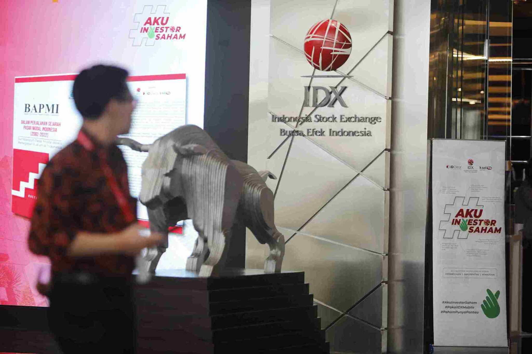 Hall Bursa Efek Indonesia di Bilangan SCBD, Jakarta Selatan. Foto: KabarBursa/Abbas