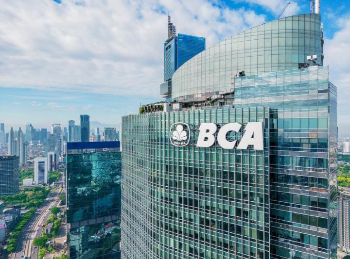Ilustrasi kantor PT Bank Central Asia Tbk atau BBCA.