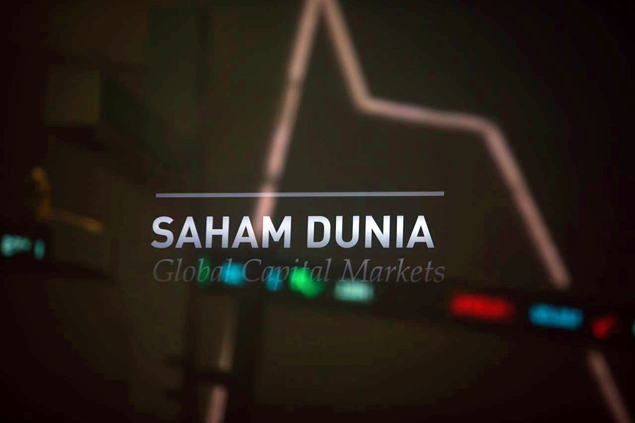 Papan pantau saham di Bursa Efek Indonesia (BEI) yang menampilkan indeks saham dunia, Rabu, 9 April 2025. (Foto: KabarBursa/Abbas Sandji)