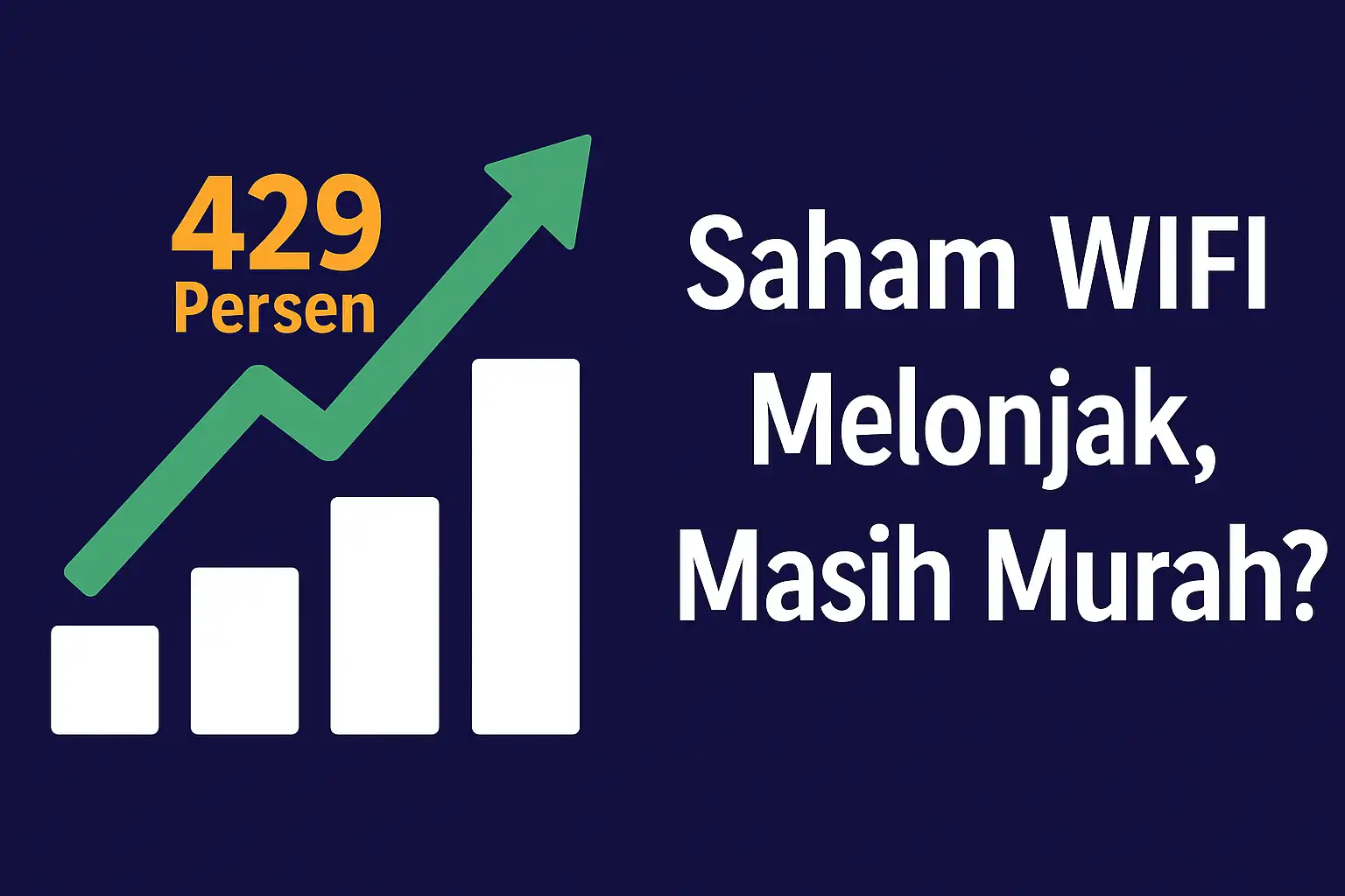 Ilustrasi: Saham WIFI Melonjak, Masih Murah? (Foto: AI untuk KabarBursa)