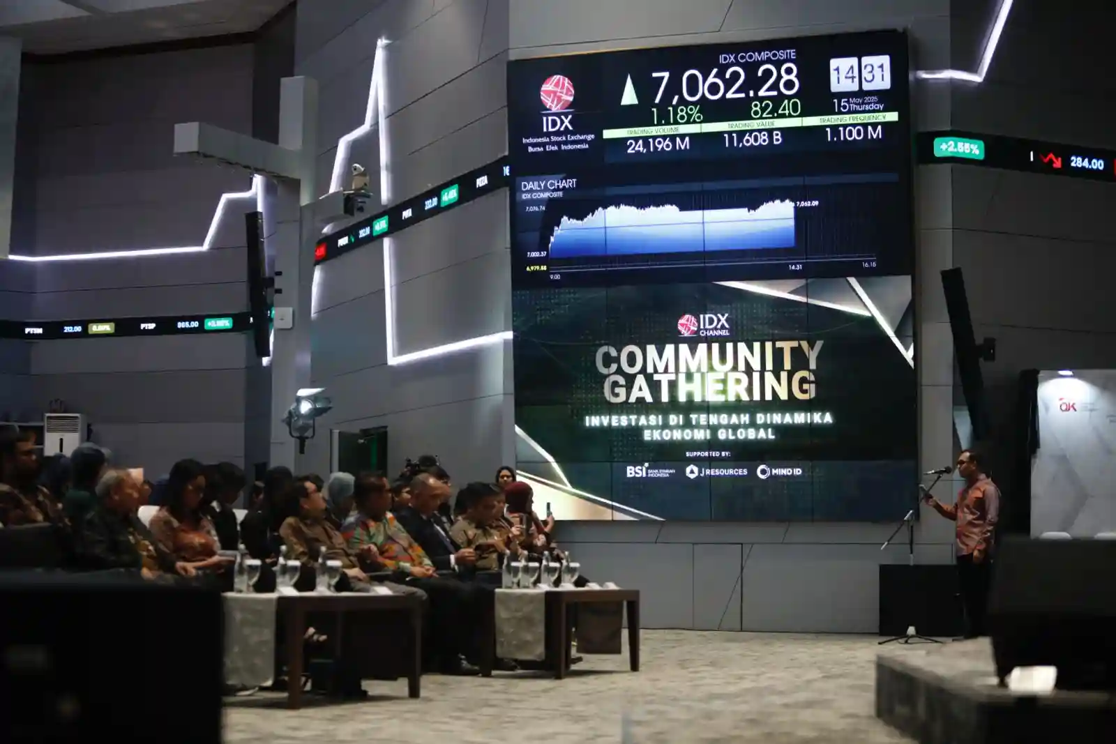  Indeks Harga Saham Gabungan (IHSG) dibuka menguat tipis pada perdagangan hari ini, Senin, 19 Mei 2025. (Foto: KabarBursa.com/Abbas Sandji)