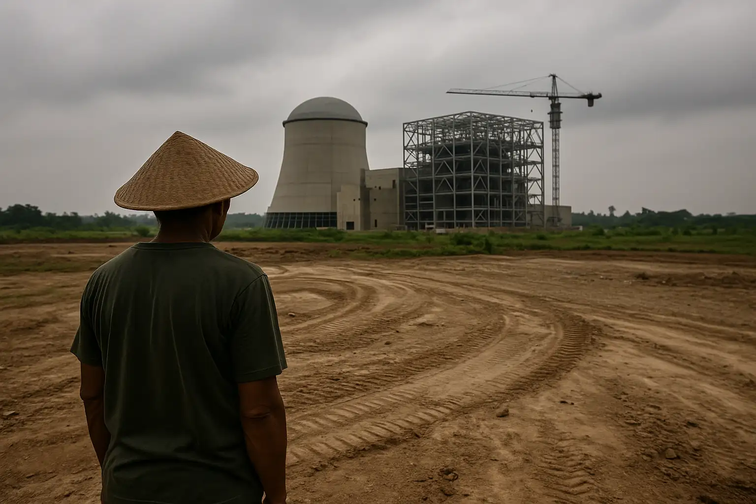 PLTN masuk RUPTL 2025–2034, tapi IESR menyebut proyek ini mahal, lambat, dan tak seefisien energi bersih. Biayanya bisa tembus USD 10 miliar per GW. Gambar dibuat oleh AI untuk KabarBursa.com.
