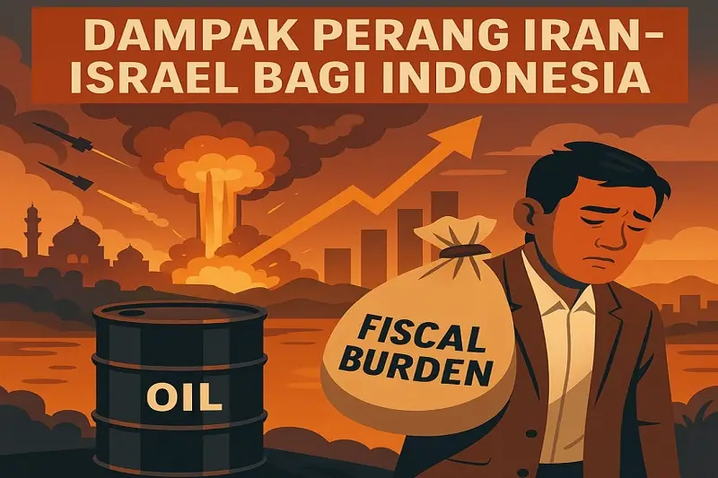 Ilustrasi tiga skenario konflik Timur Tengah. Foto dibuat oleh AI untuk KabarBursa.com 