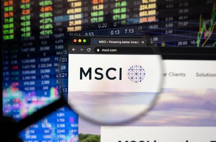 Ilustrasi indeks MSCI.