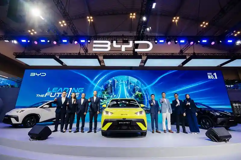 Peluncuran BYD ATTO 1 di ajang Gaikindo Indonesia International Auto Show (GIIAS) 2025. Foto: doc BYD