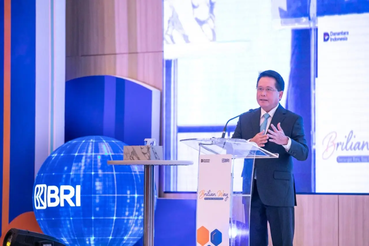 Dirut Heri Gunardi paparkan strategi pertumbuhan sehat dan berkelanjutan. Foto: BRI.
