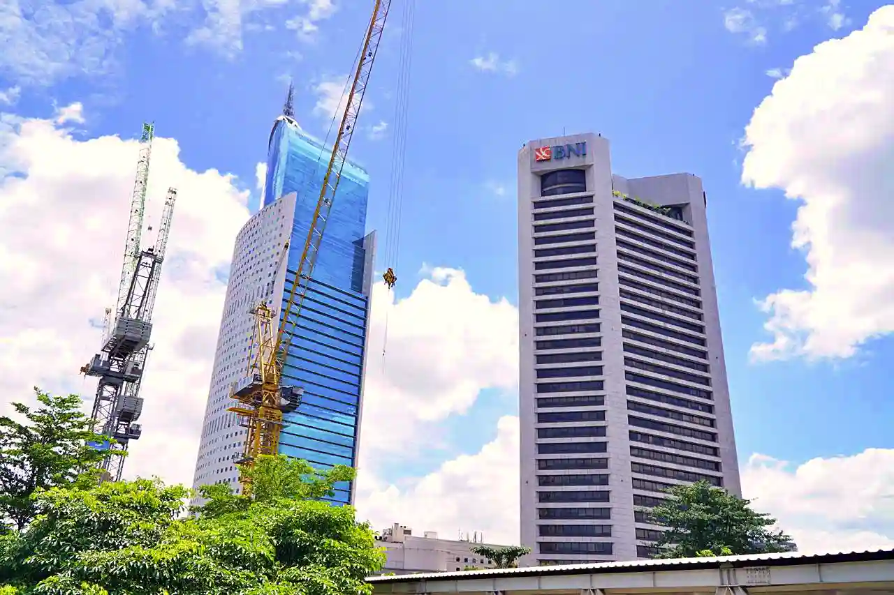 Penampakan gedung BNI di Jakarta (Foto:KabarBursa.com)