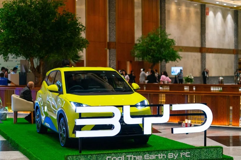 BYD di ajang Indonesia Infrastructure and Sustainability Forum (IISF) 2025. Foto: dok BYD. 