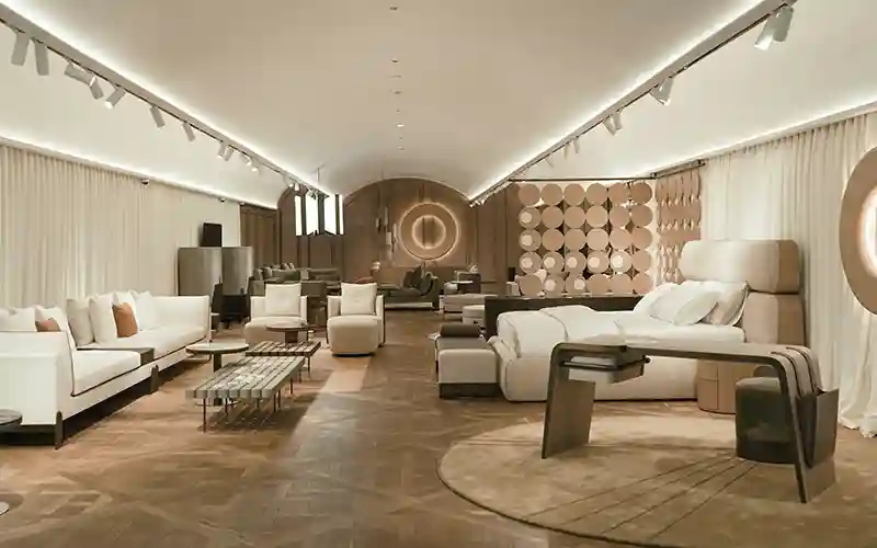 Deretan furnitur milik PT Boston Furniture Industries Tbk. Foto: Dok SOFA.