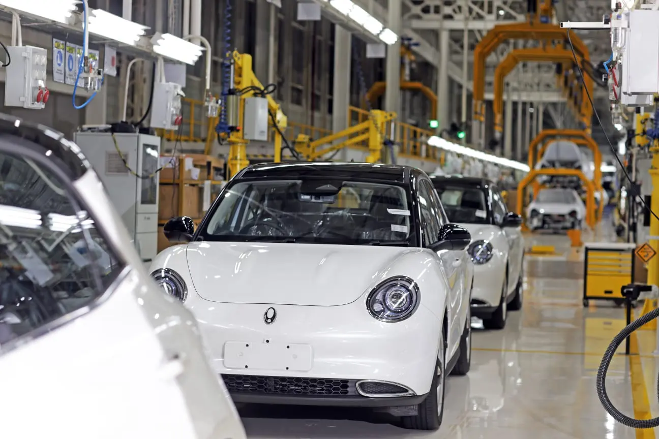 Mobil listrik GWM ORA 03 resmi diproduksi di Indonesia. Foto: dok. GWM