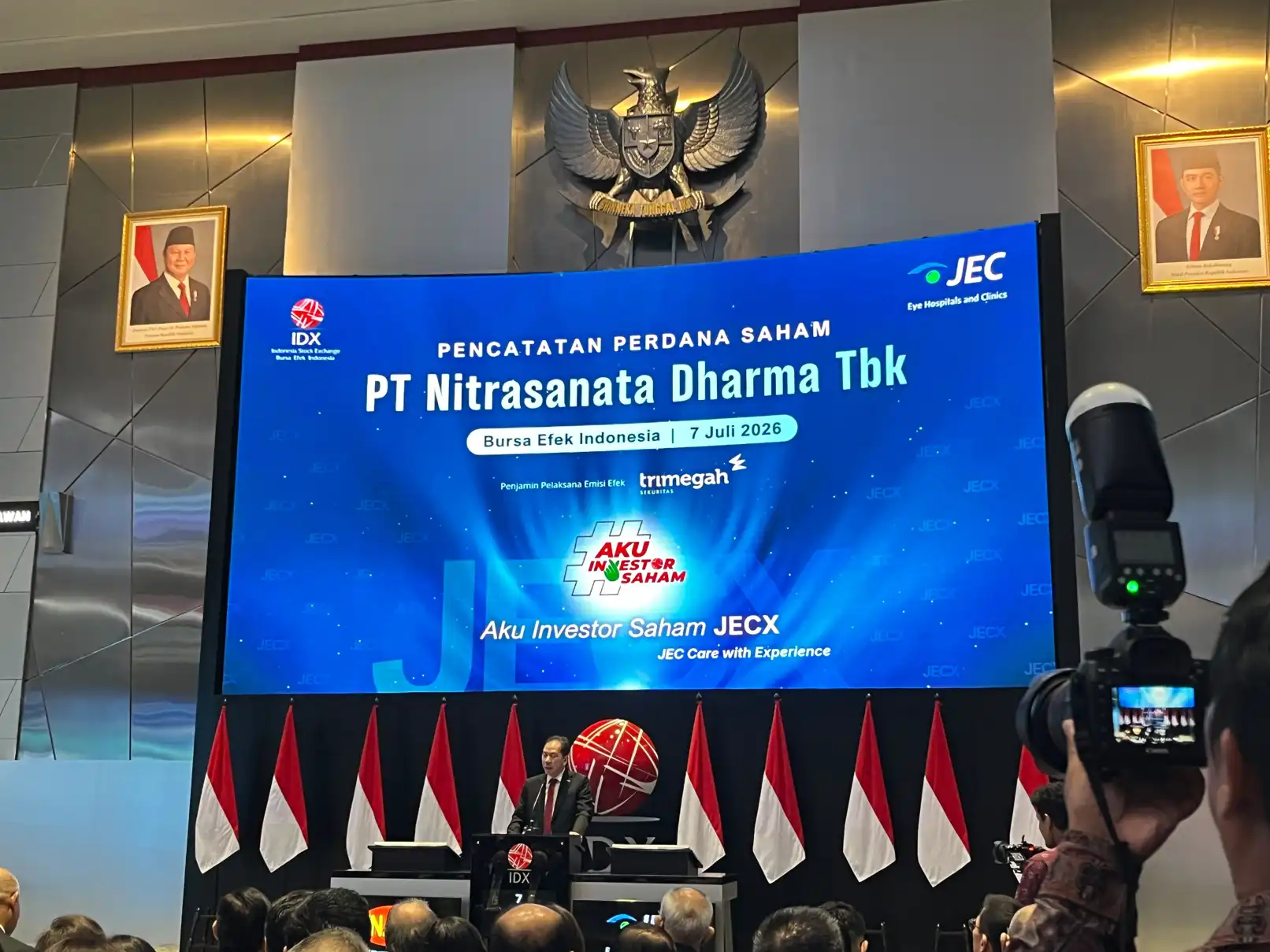 JECX menargetkan pendapatan penuh di 2026 hingga Rp1 triliun. Tidak hanya itu, JECX juga membawa cerita pembagian dividen hingga 50 persen, yang kemungkinan bisa saja dibayarkan pada tahun ini juga. (Foto: Gusti Ridani/KabarBursa.com)