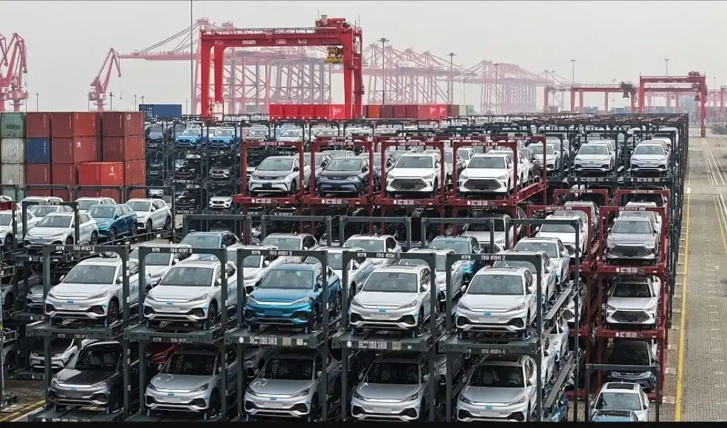Ekspor mobil China di dunia melonjak, berikut daftar negara importir terbesar kendaraan elektrifikasi Tiongkok. Foto: CGTN