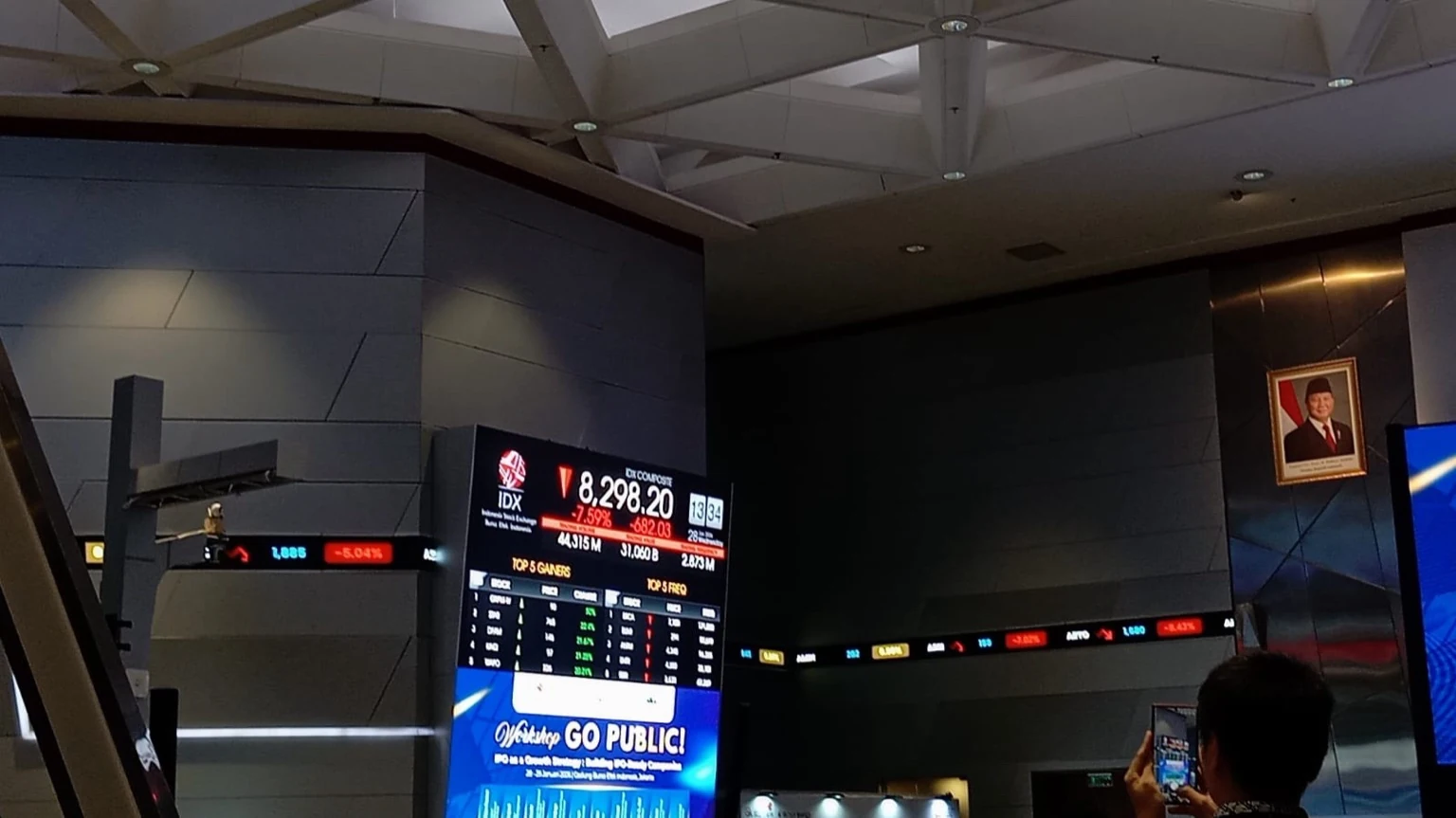 IHSG masih rawan koreksi. Analis MNC Sekuritas memproyeksikan indeks berpotensi turun ke area 8.100 meski peluang rebound teknikal tetap terbuka. Foto: KabarBursa/Desty Luthfiani