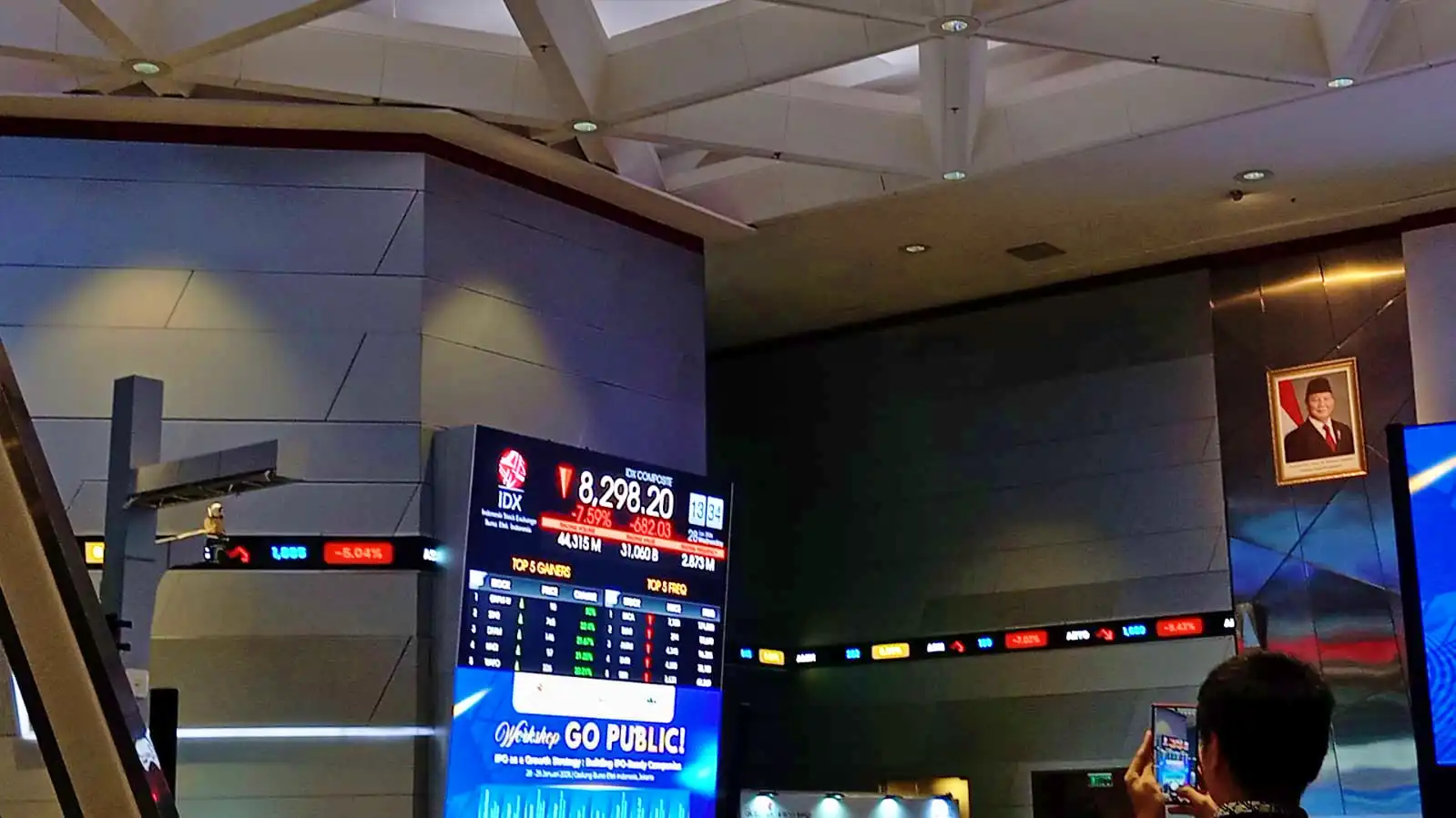 Data transaksi hingga pertengahan sesi menunjukkan pelepasan asing terkonsentrasi pada saham sektor energi, batu bara, dan properti. (Foto: KabarBursa/Desty Luthfiani)