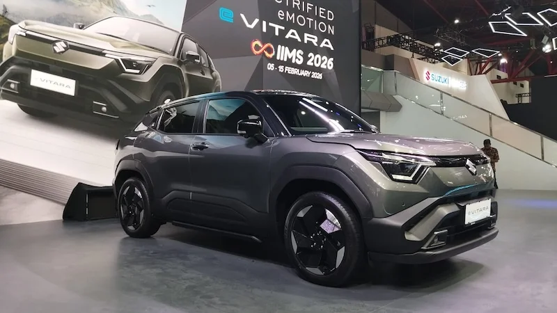 e Vitara resmi jadi mobil listrik Suzuki pertama di Indonesia. Harga mulai Rp755 juta, cek spesifikasinya. Foto: Harun/KabarBursa.com
