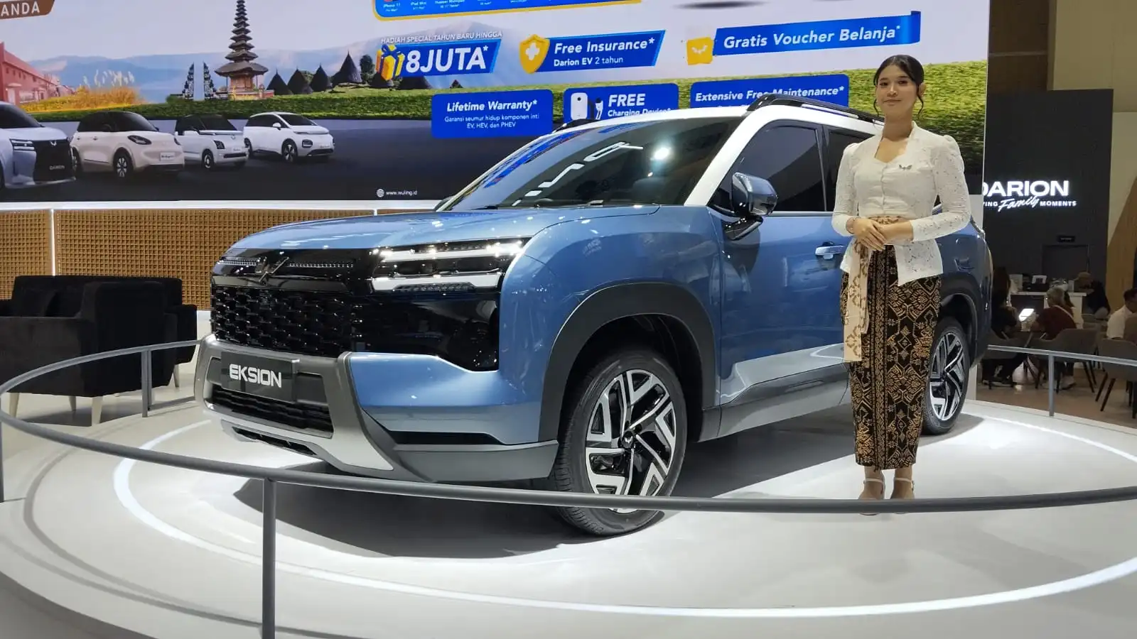 Eksion jadi calon mobil baru Wuling yang dipamerkan di IIMS 2026. Asalnya dari SUV China dengan harga mulai Rp152 jutaan ini. Foto: Harun/KabarBursa.com