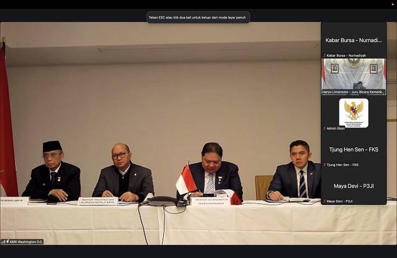 Pemerintah Indonesia resmi menandatangani perjanjian perdagangan resiprokal dengan Amerika Serikat yang diumumkan dalam konferensi pers. Foto: Tangkapan Layar