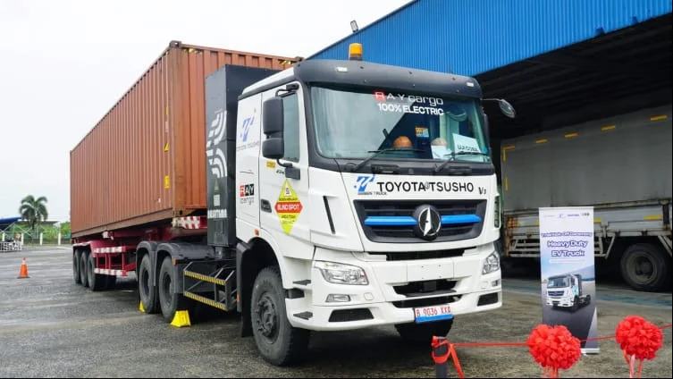 Kalista bersama Toyota Tsusho dan Nusatama uji jalan truk kontainer listrik selama tiga minggu. Ini tujuannya. Foto: dok. Kalista
