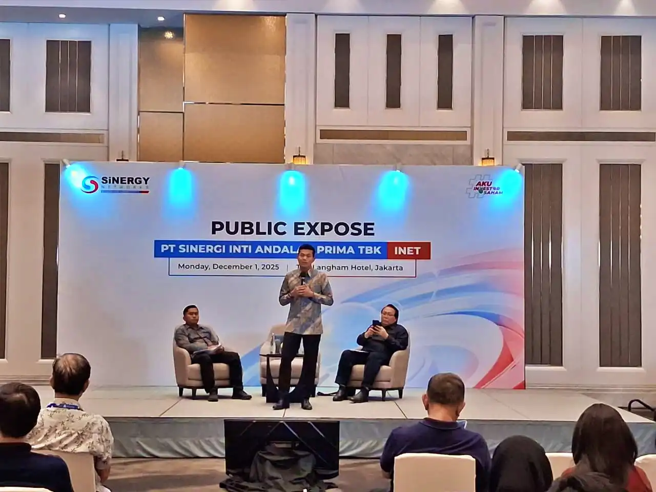 PT Sinergi Inti Andalan Prima Tbk (INET) merencanakan akuisisi 60 persen saham PT Sarana Global Indonesia (SGI). (Foto: Dok. INET)