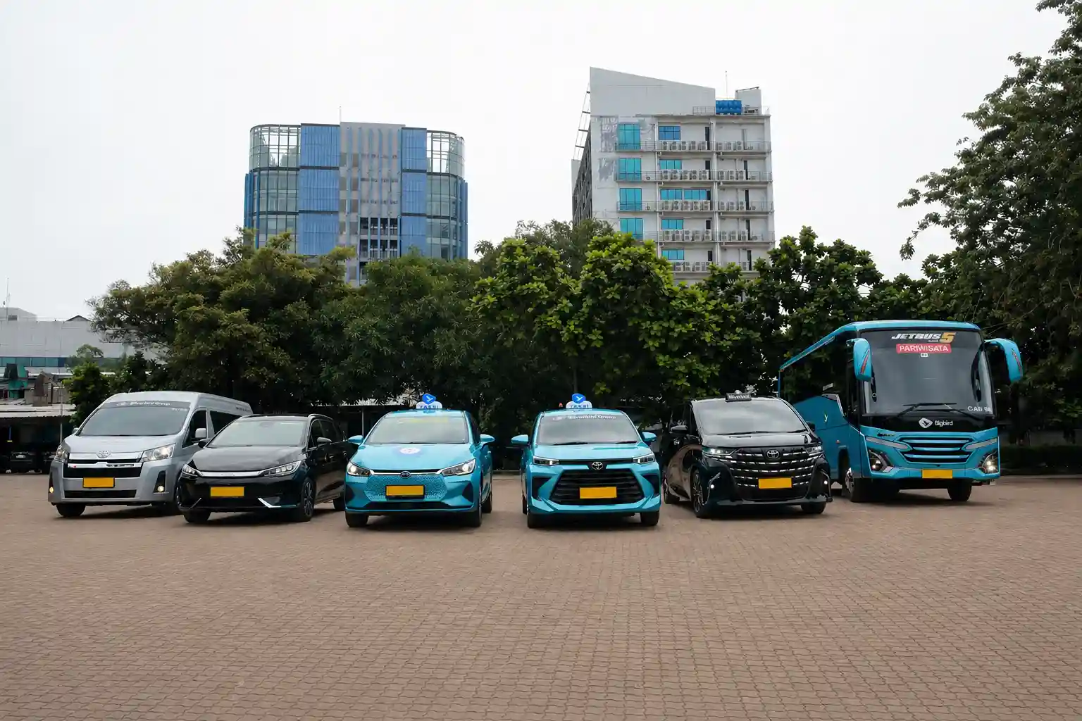 Armada taksi milik Bluebird (Foto: Dok. Bluebird)
