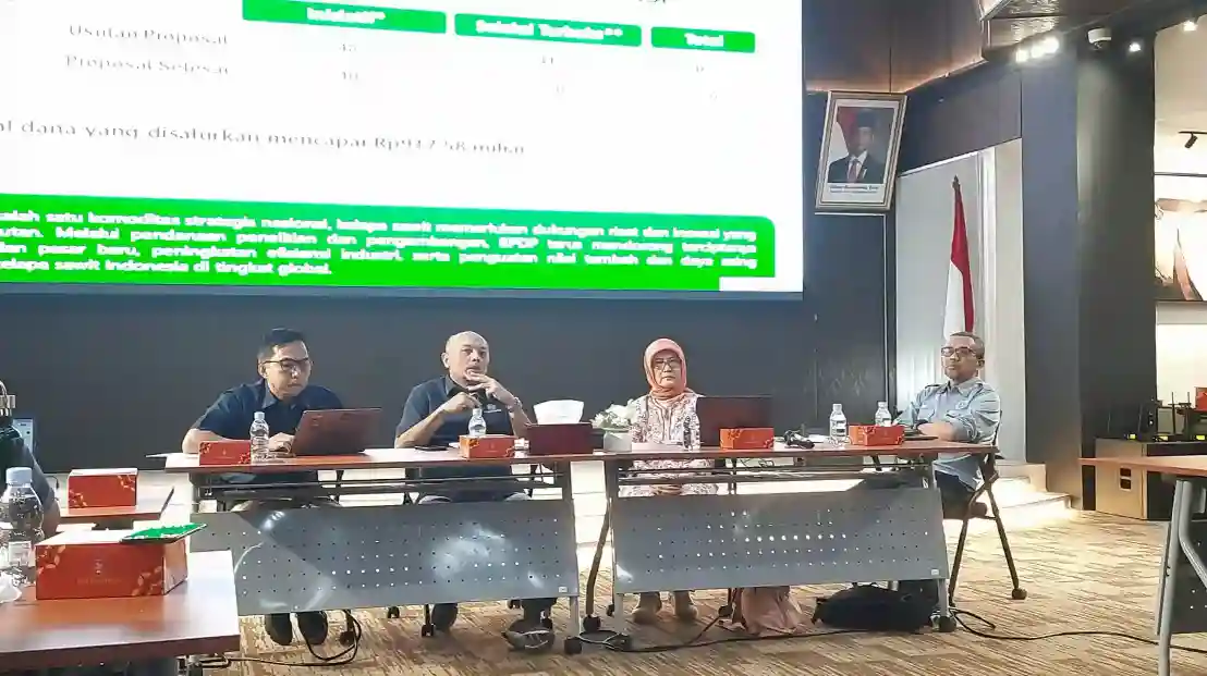 Badan Pengelola Dana Perkebunan (BPDP) siap gelar Pekan Riset Sawit Indonesia (PERISAI) di Jakarta pada 20-21 Juli 2026. (Foto: Harun Rasyid/ KabarBursa.com)