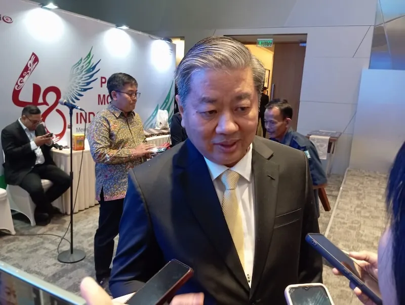 Direktur PT Niramas Utama Tbk, Adhi S. Lukman usai mengikuti seremonial IPO di Main Hall BEI, Jakarta pada Selasa, 7 Juli 2026. KabarBursa.com/Desty Luthfiani