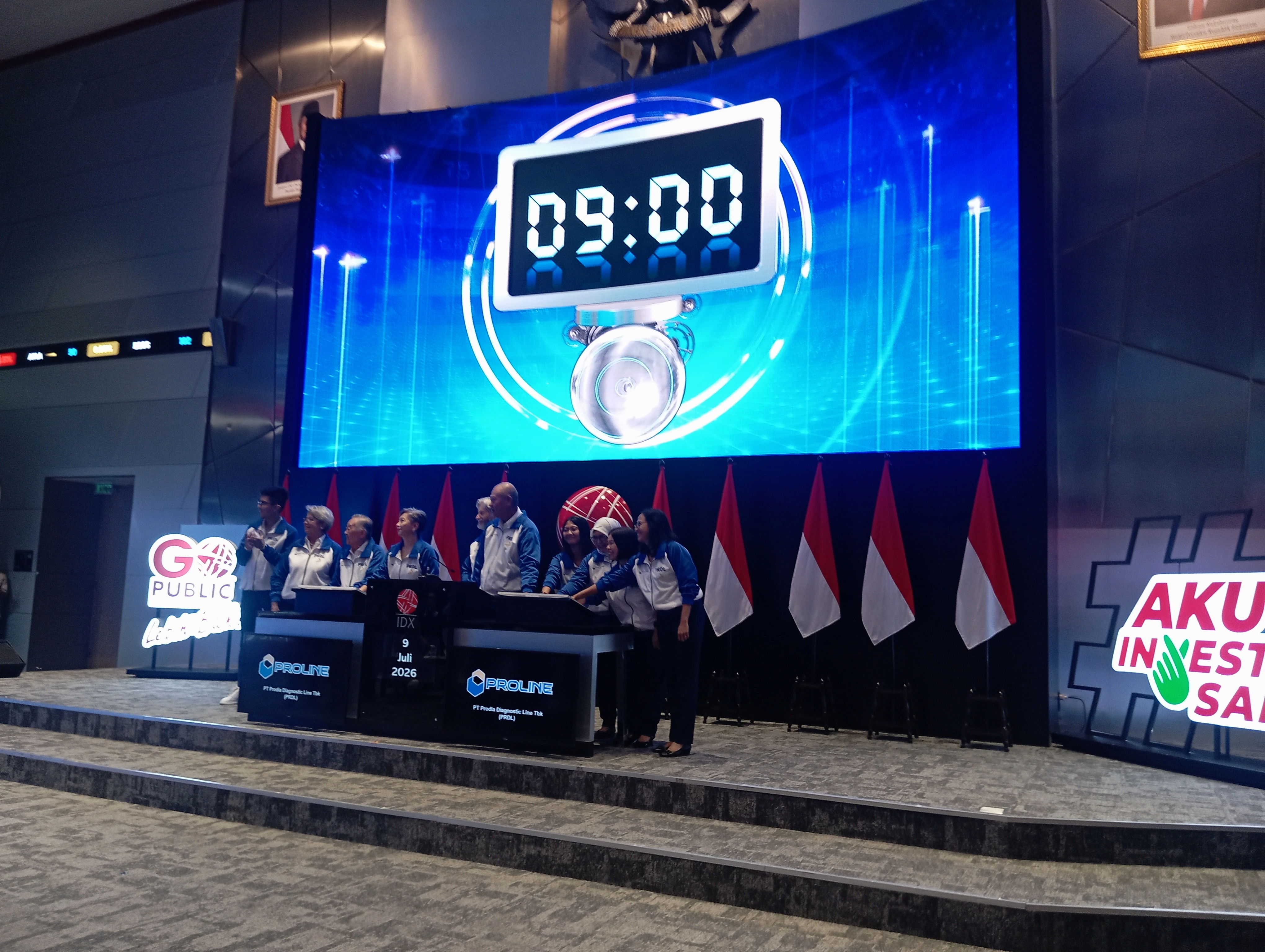 PT Prodia Diagnostic Line Tbk (PRDL) resmi mencatatkan saham perdana (initial public offering/IPO) di Bursa Efek Indonesia. (Foto: Dok. Kabarbursa.com/Desty)