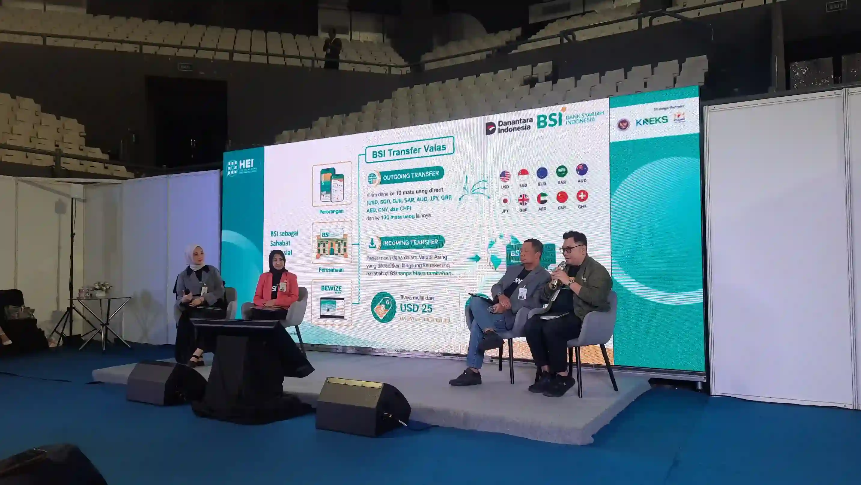 PT Bank Syariah Indonesia (Persero) Tbk atau BSI dukung pengusaha ekonomi halal berekspansi lewat layanan Tabungan Bisnis hingga Deposito Valas. Foto: KabarBursa.com/Harun