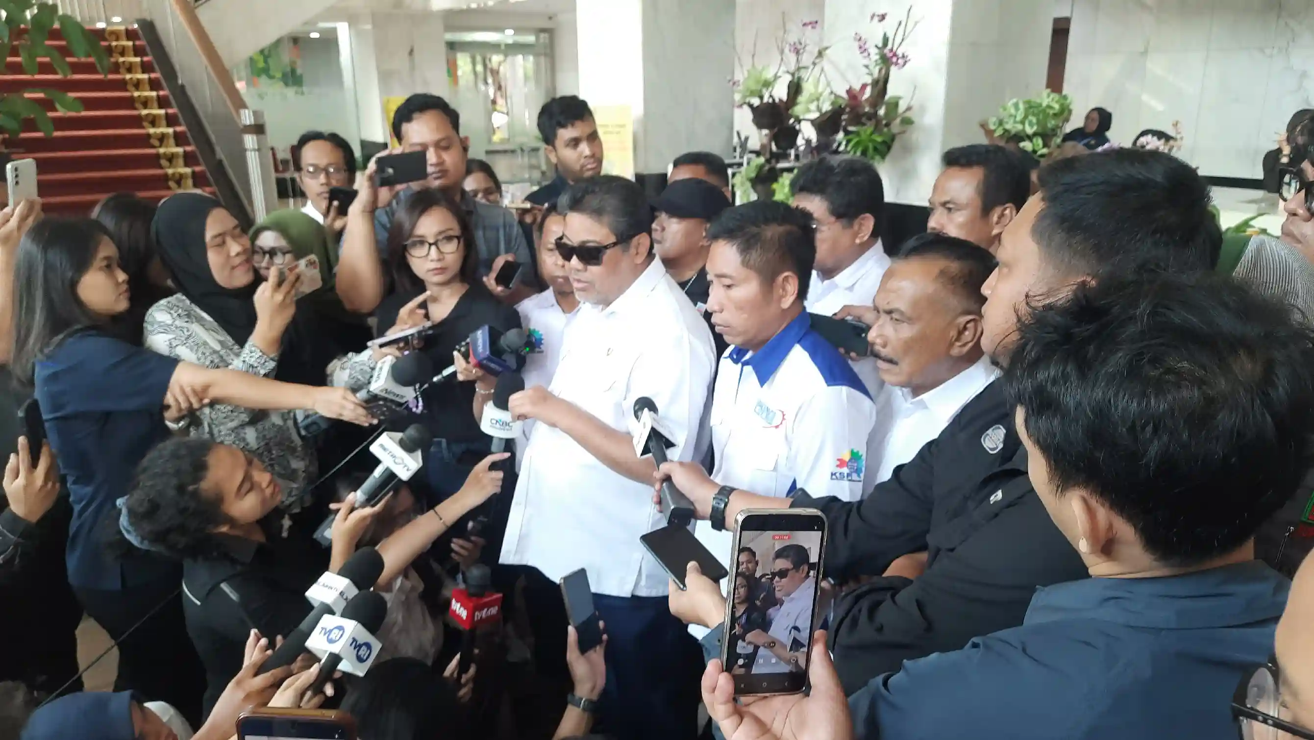 Penasihat Khusus Presiden Bidang Ketenagakerjaan dan Kesejahteraan Buruh, Said Iqbal meragukan data pemerintah soal 95 persen peserta JHT tidak kena pajak. Berikut alasannya. Foto: Harun Rasyid/KabarBursa.com