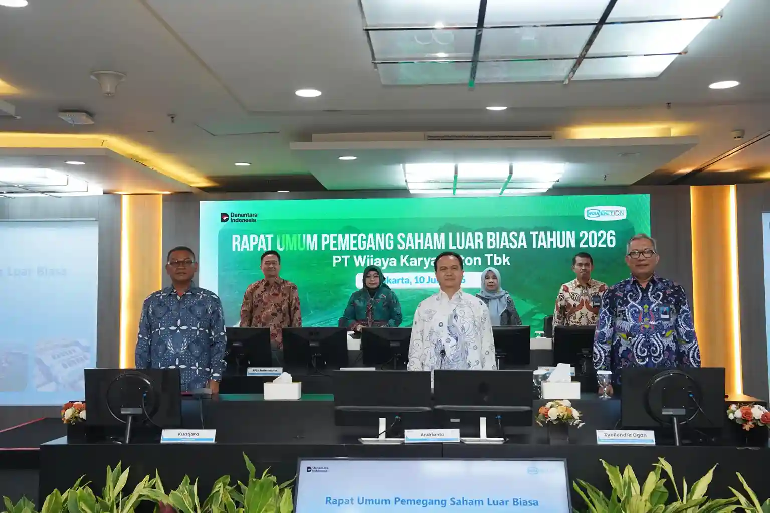 RUPSLB 2026 PT Wijaya Karya Beton Tbk (Foto: Dok.WTON)