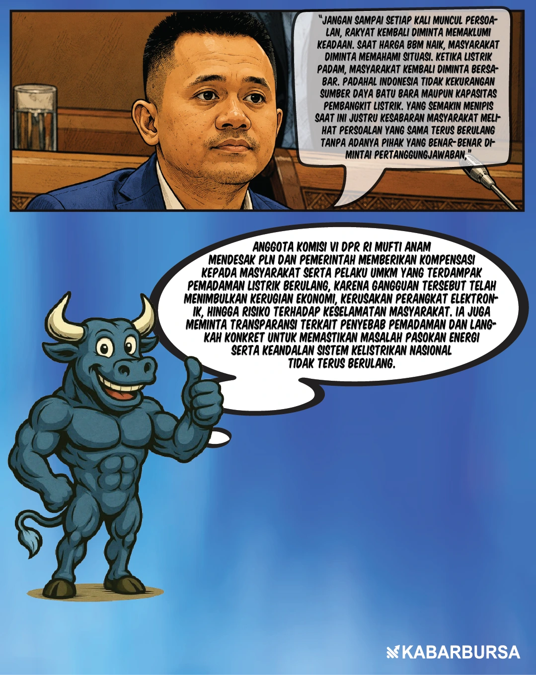 Listrik Padam, DPR Tagih Keadilan untuk Rakyat