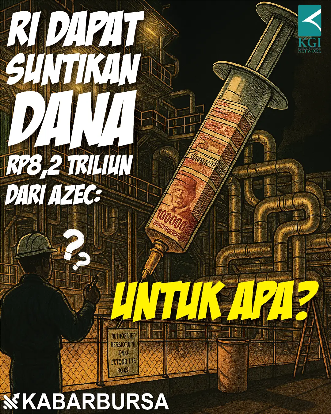 RI Dapat Suntikan Dana Rp8,2 Triliun dari AZEC: Untuk Apa?