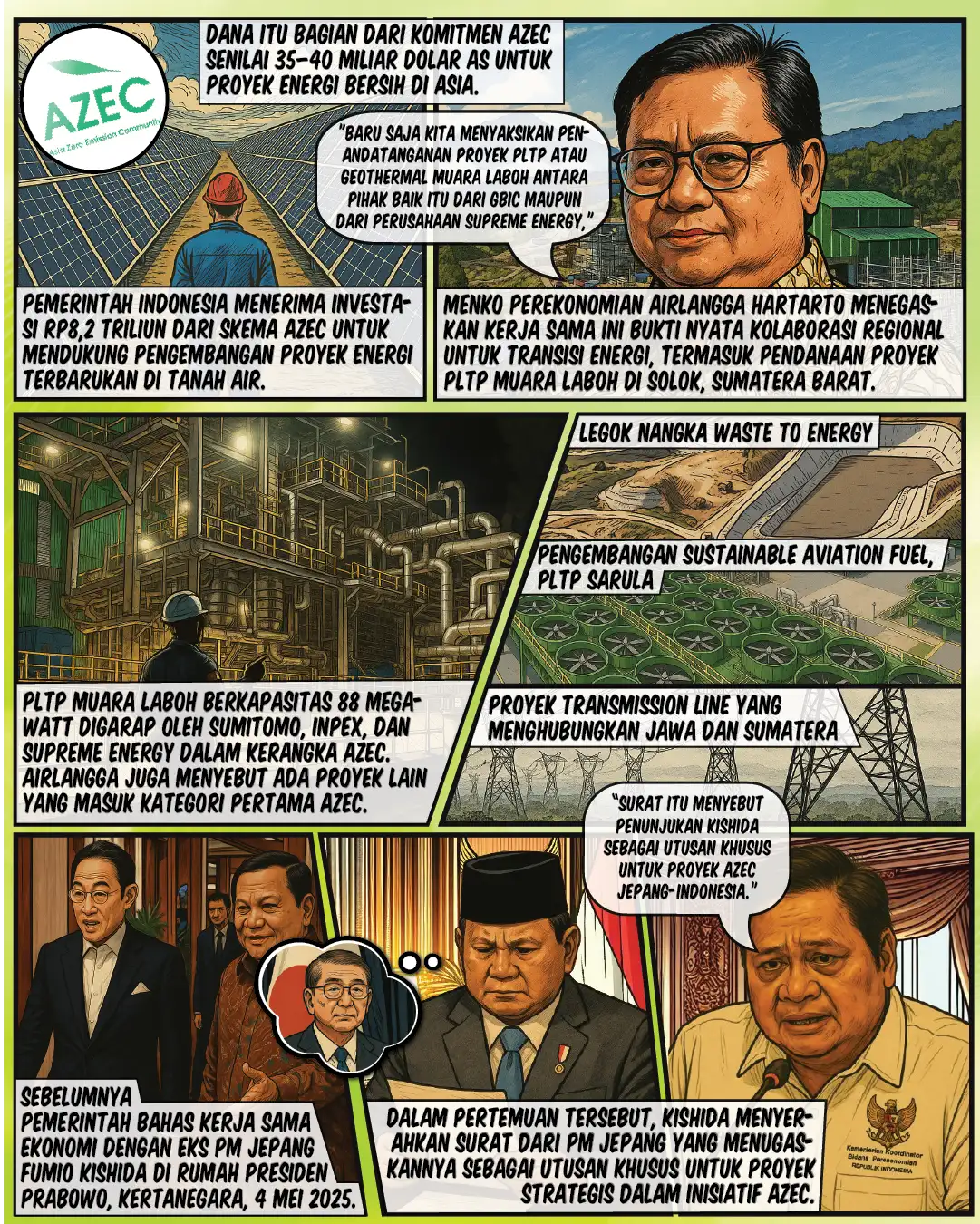 RI Dapat Suntikan Dana Rp8,2 Triliun dari AZEC: Untuk Apa?