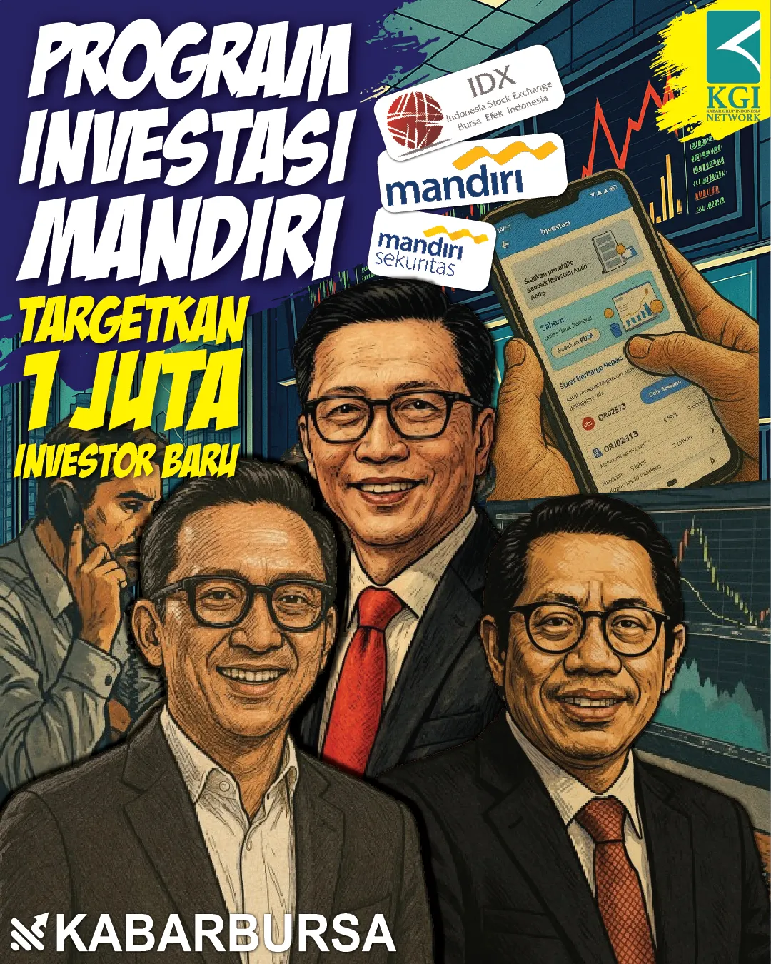 Program Investasi Mandiri Targetkan 1 Juta Investor Baru