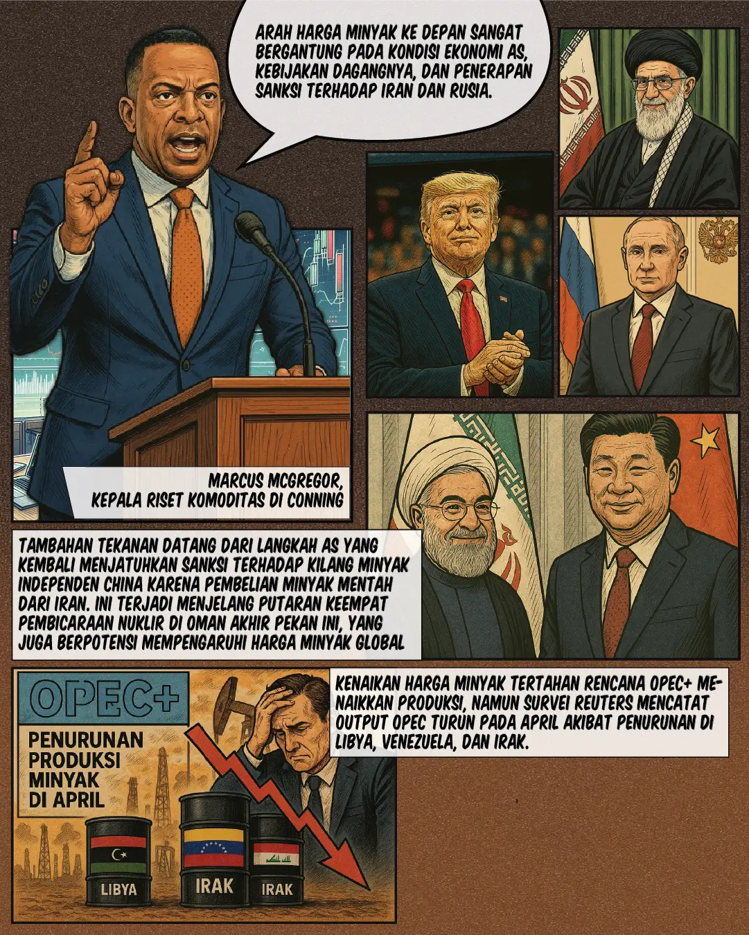 Minyak Naik, Pasar Optimis