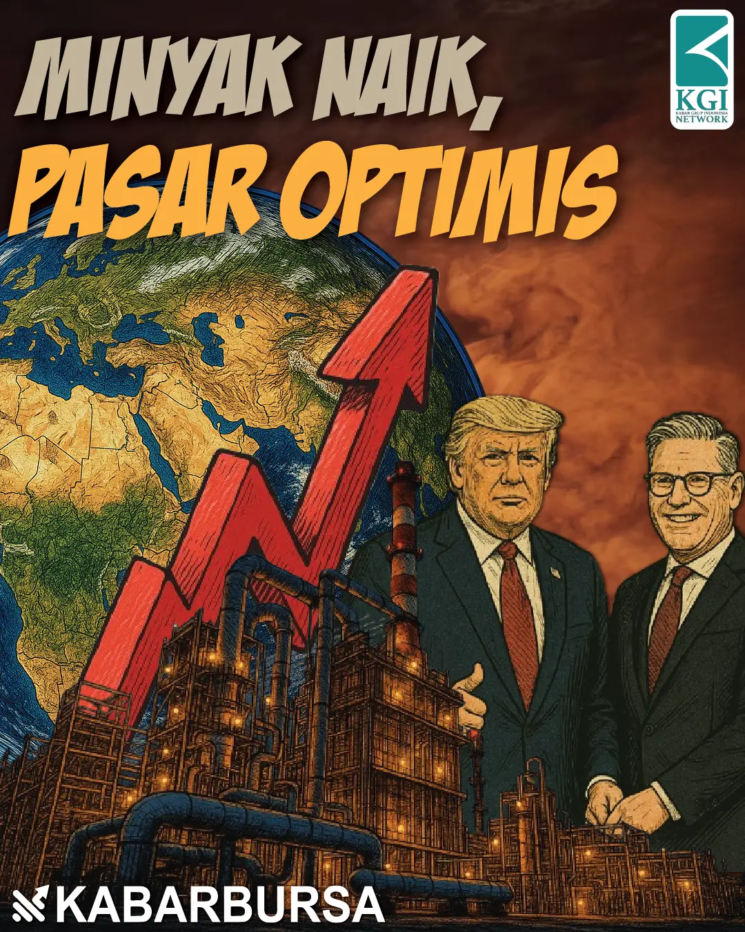 Minyak Naik, Pasar Optimis