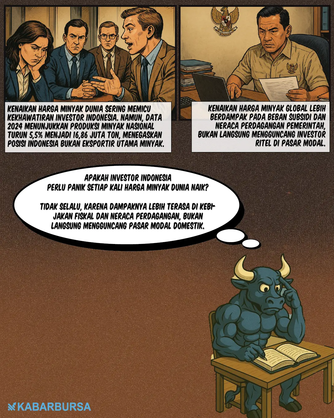 Minyak Naik, Pasar Optimis