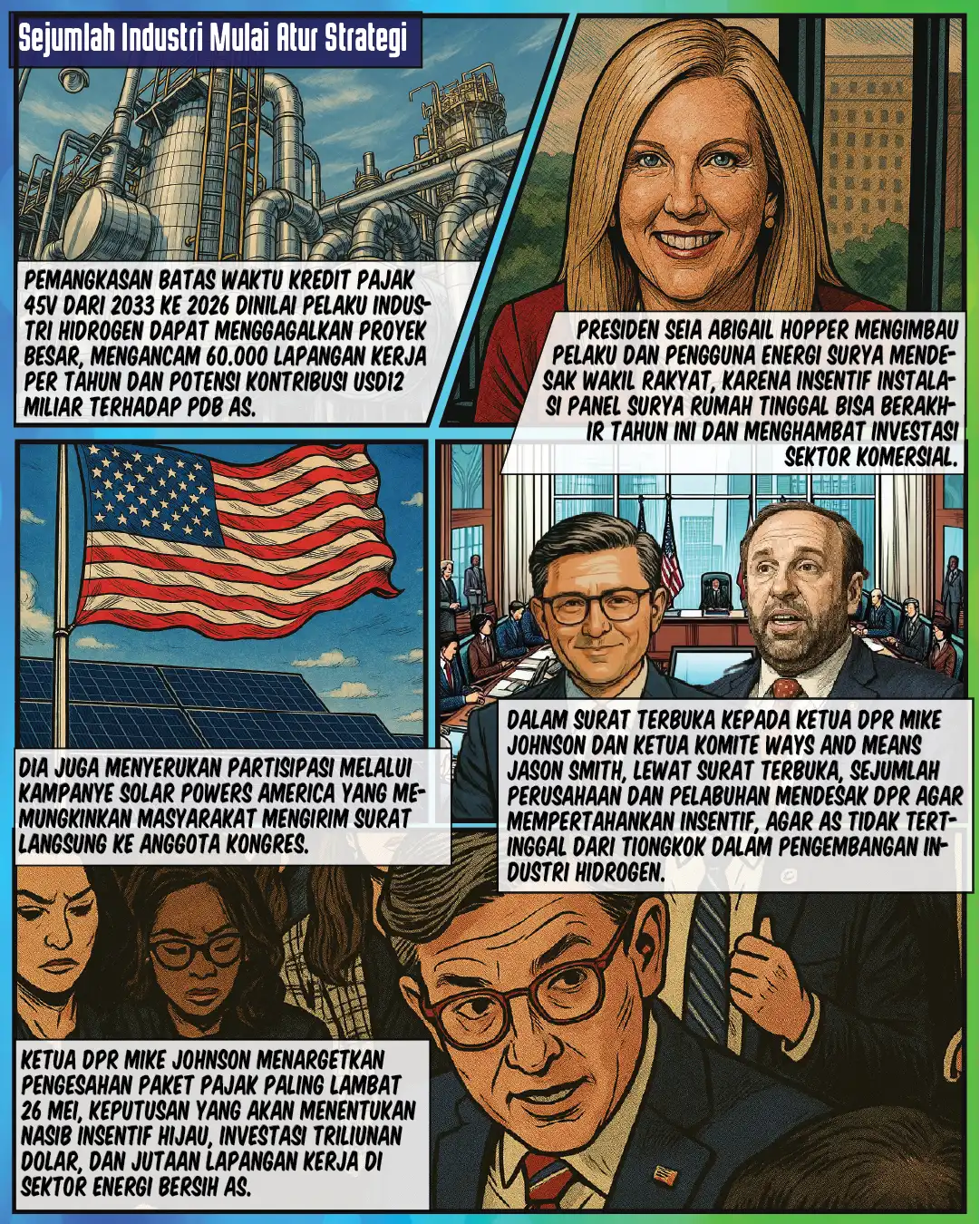 Ancaman Pemangkasan Hantui Energi Bersih AS