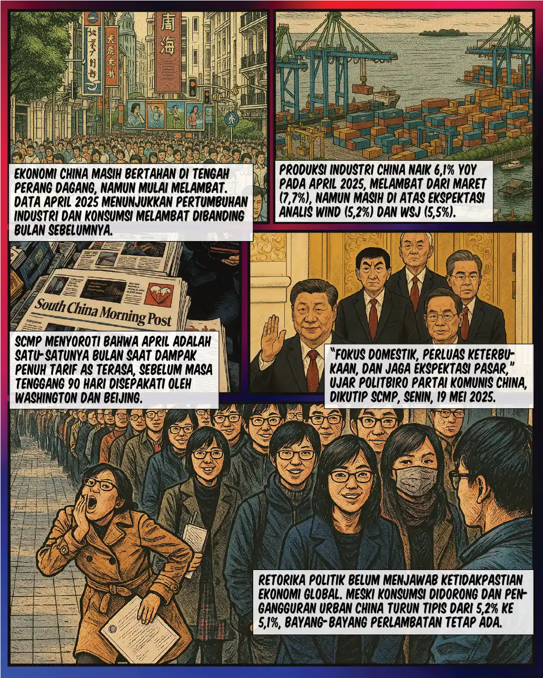 China Tahan Tarif, Tapi Melambat