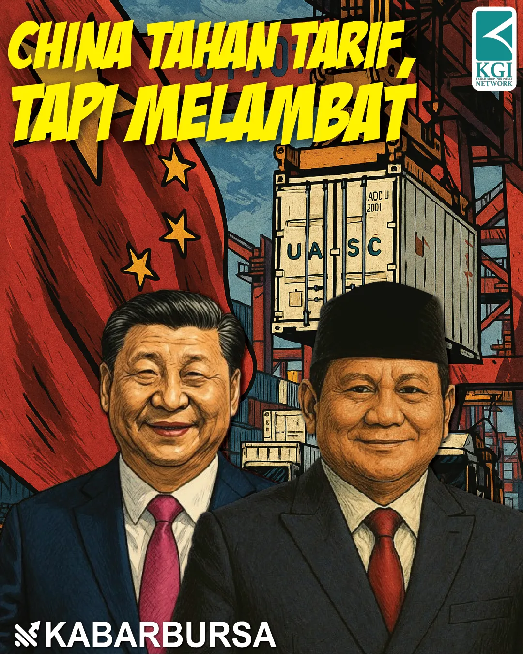 China Tahan Tarif, Tapi Melambat