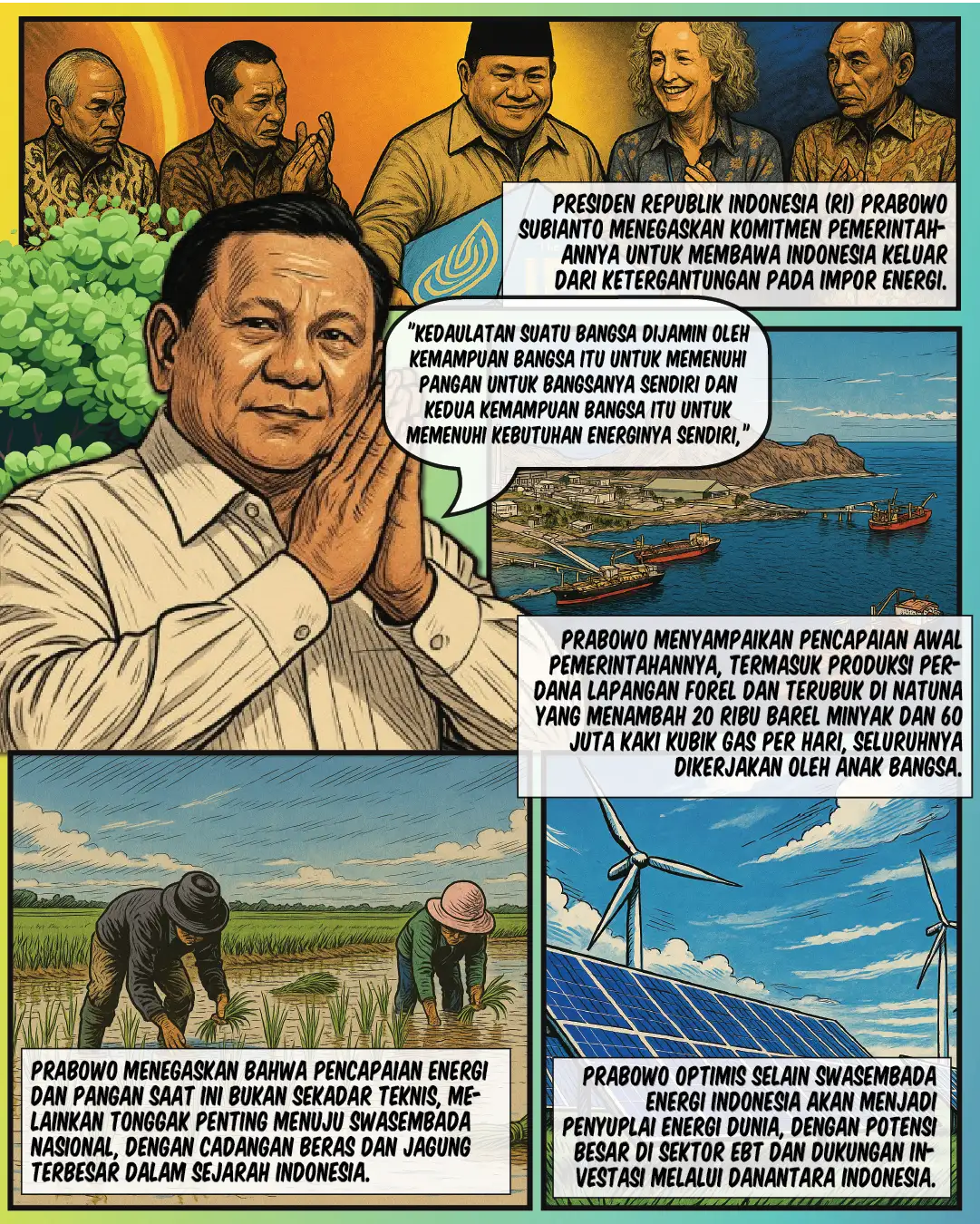 Prabowo Dorong Kemandirian Energi