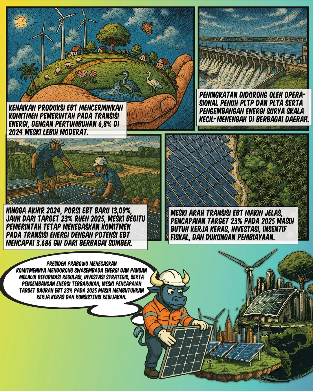 Prabowo Dorong Kemandirian Energi