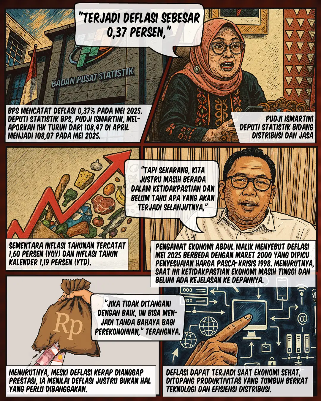 RI Alami Deflasi 0,37%