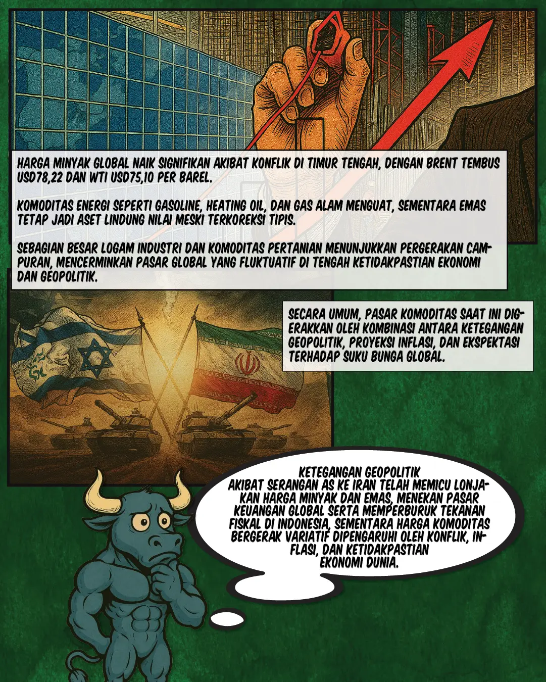 Gejolak Timur Tengah Guncang IHSG