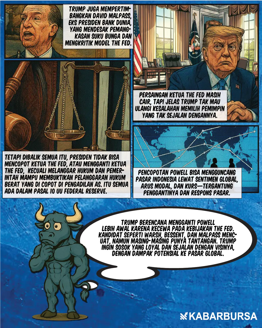 Trump Pikirkan Pengganti Powell