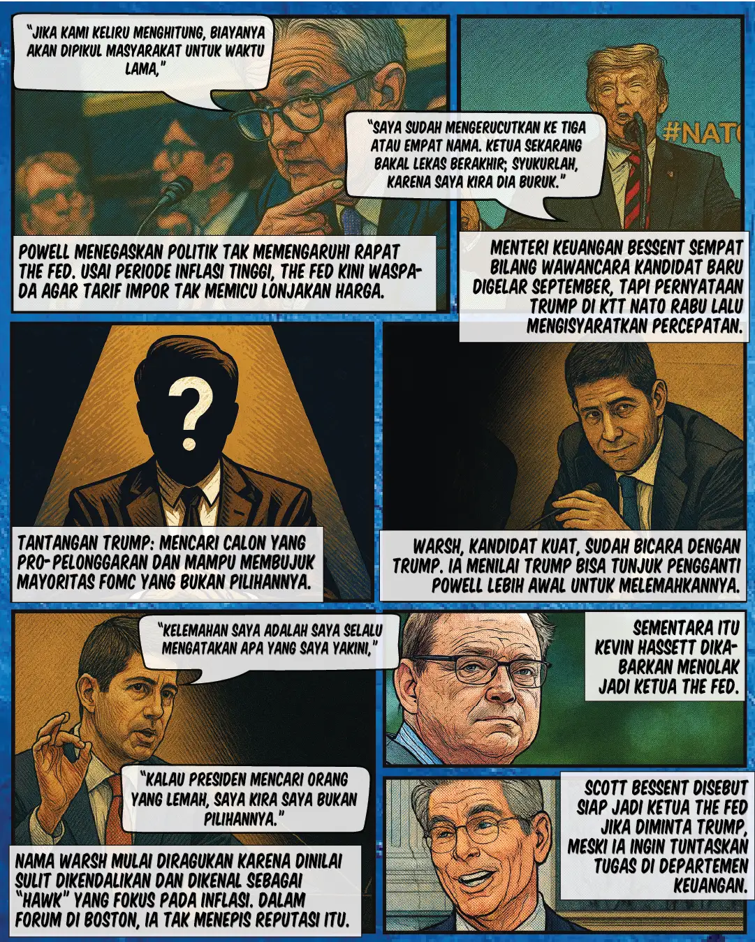 Trump Pikirkan Pengganti Powell