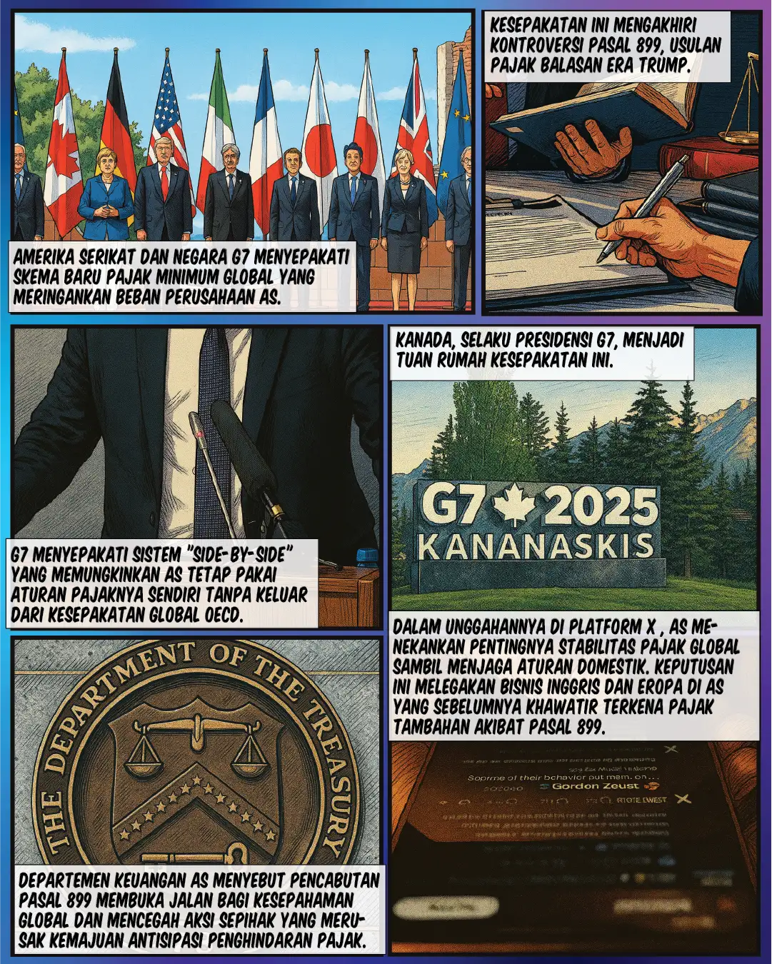 G7 dan AS Hapus Warisan Pajak Trump