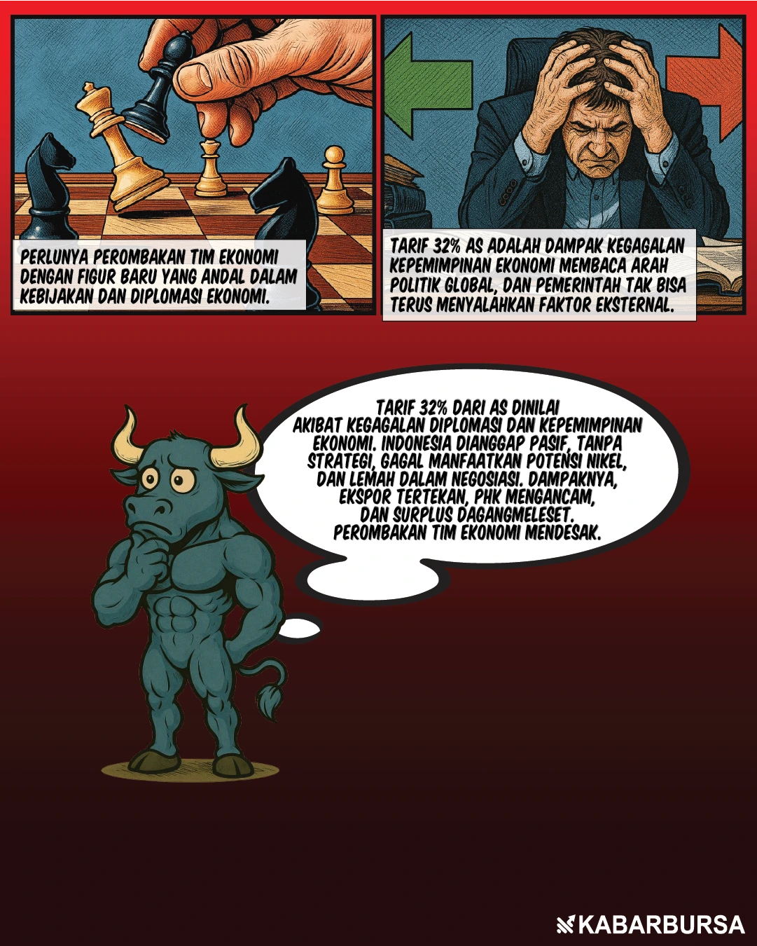 Trump Keras, Dua Menteri Lemas