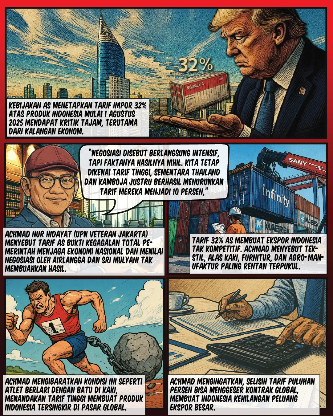 Trump Keras, Dua Menteri Lemas