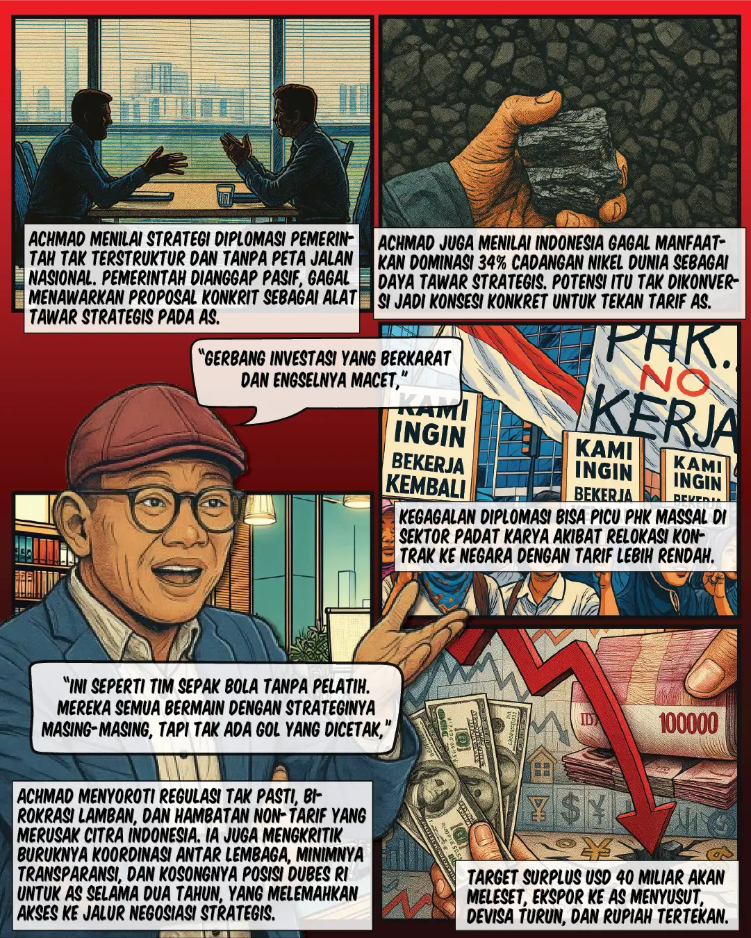 Trump Keras, Dua Menteri Lemas